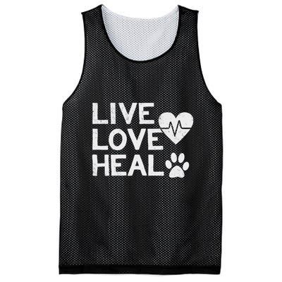 Funny Women And Veterinarian Tech Appreciation Gift Mesh Reversible Basketball Jersey Tank