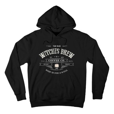 Funny Witches Brew Wiccan Coffee Co Black Magic Company Hoodie