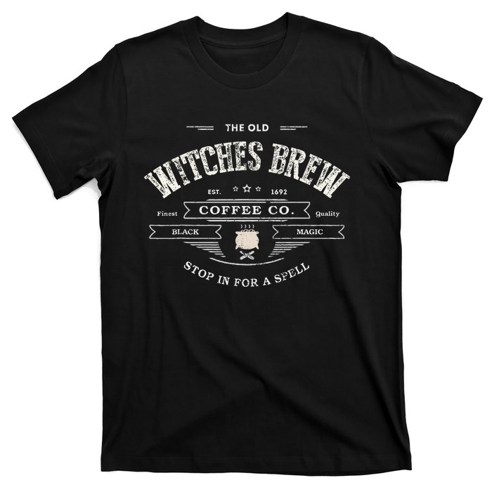 Funny Witches Brew Wiccan Coffee Co Black Magic Company T-Shirt