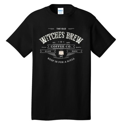 Funny Witches Brew Wiccan Coffee Co Black Magic Company Tall T-Shirt