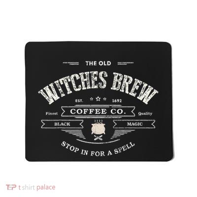 Funny Witches Brew Wiccan Coffee Co Black Magic Company Mousepad