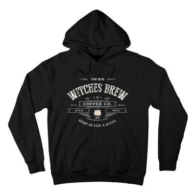 Funny Witches Brew Wiccan Coffee Co Black Magic Company Tall Hoodie