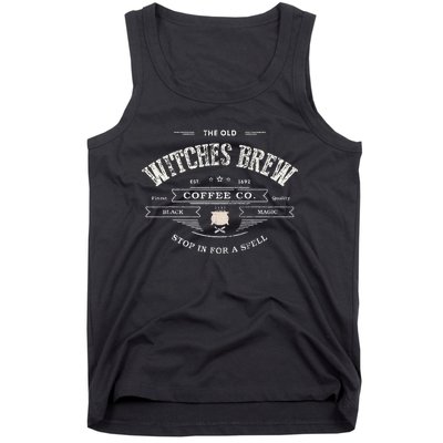 Funny Witches Brew Wiccan Coffee Co Black Magic Company Tank Top