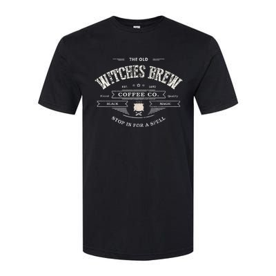 Funny Witches Brew Wiccan Coffee Co Black Magic Company Softstyle® CVC T-Shirt