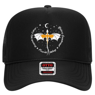 Fourth Wing Basgiath Fantasy Book Romantasy Dragons Yarros Trucker Hat