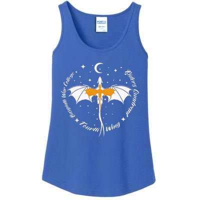 Fourth Wing Basgiath Fantasy Book Romantasy Dragons Yarros Ladies Essential Tank