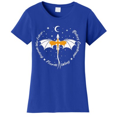 Fourth Wing Basgiath Fantasy Book Romantasy Dragons Yarros Women's T-Shirt