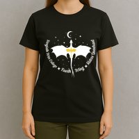 Fourth Wing Basgiath Fantasy Romantasy Dragons Yarros T-Shirt