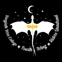 Fourth Wing Basgiath Fantasy Romantasy Dragons Yarros 16 in Basic Backpack