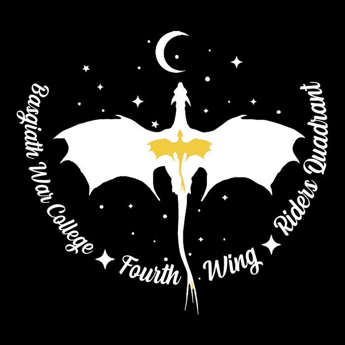 Fourth Wing Basgiath Fantasy Romantasy Dragons Yarros 16 in Basic Backpack
