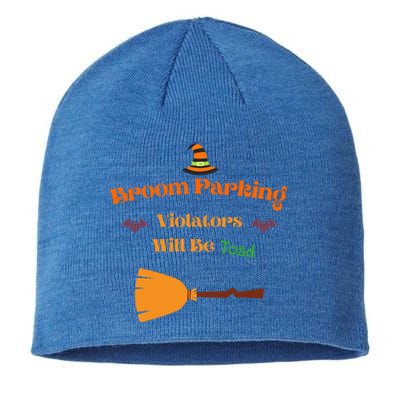 Funny Witch Broom Parking Meaningful Gift Sustainable Beanie