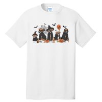 Five Witch Boxer Dog Halloween Boxer Dog Spooky Season Women Tall T-Shirt