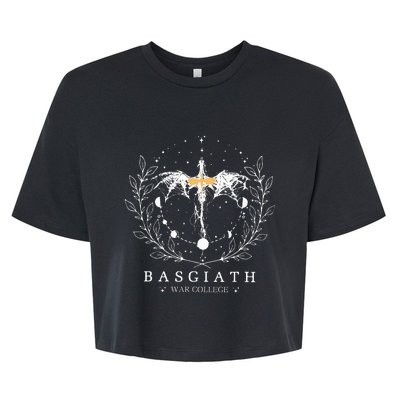 Fourth Wing Basgiath War College Bookish Bella+Canvas Jersey Crop Tee