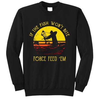 Fish WonT Bite Funny Bowfishing Sweatshirt