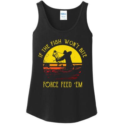 Fish WonT Bite Funny Bowfishing Ladies Essential Tank