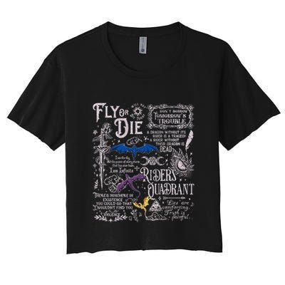 Fourth Wing Basgiath War College Bookish Crop Top