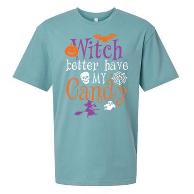 Funny Witch Better Have My Candy Halloween Costume Gear Great Gift Sueded Cloud Jersey T-Shirt