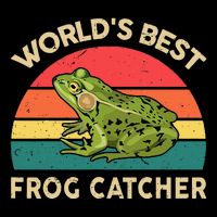Funny Worlds Best Frog Catcher Frog Hunter Cooling Performance Crew T-Shirt