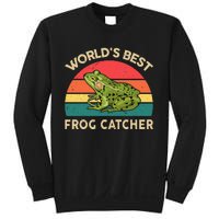 Funny Worlds Best Frog Catcher Frog Hunter Sweatshirt