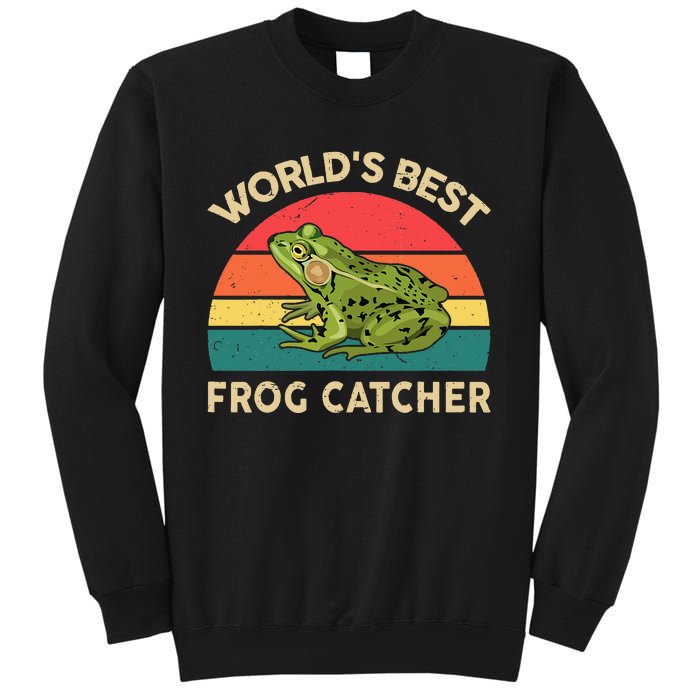 Funny Worlds Best Frog Catcher Frog Hunter Sweatshirt