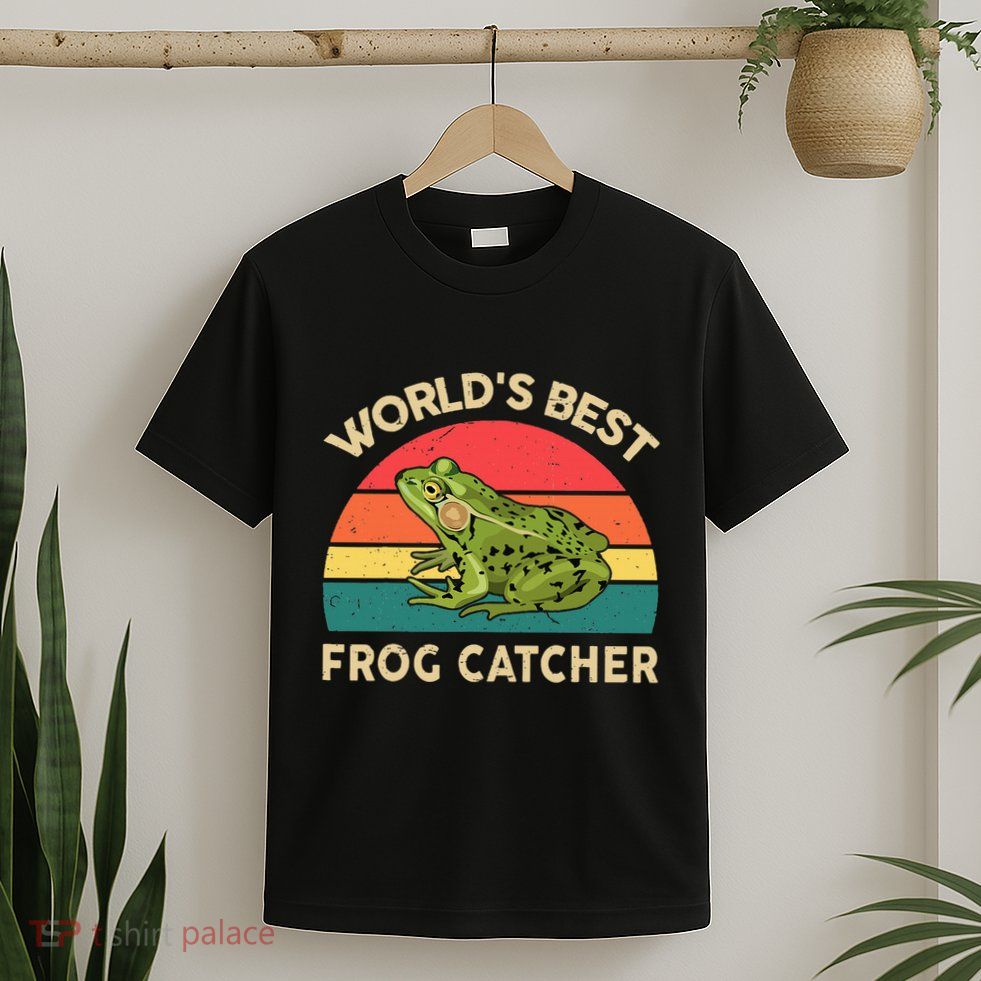 Funny Worlds Best Frog Catcher Frog Hunter T-Shirt