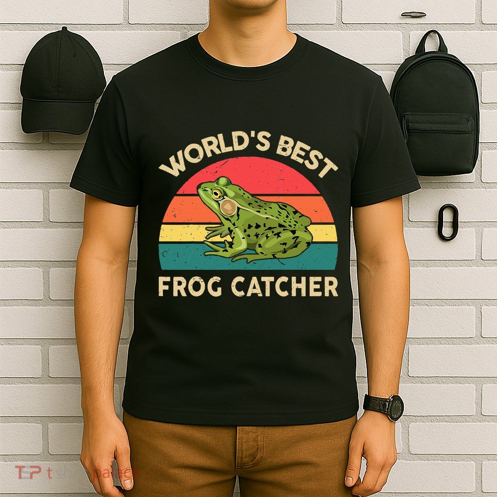 Funny Worlds Best Frog Catcher Frog Hunter T-Shirt
