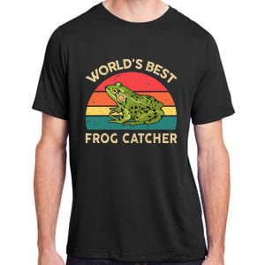 Funny Worlds Best Frog Catcher Frog Hunter Adult ChromaSoft Performance T-Shirt