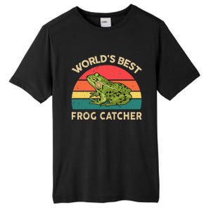 Funny Worlds Best Frog Catcher Frog Hunter Tall Fusion ChromaSoft Performance T-Shirt