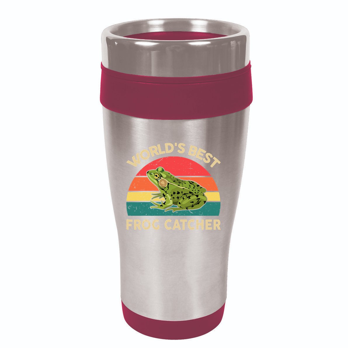 Funny Worlds Best Frog Catcher Frog Hunter 16oz Travel Tumbler