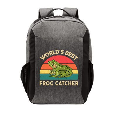 Funny Worlds Best Frog Catcher Frog Hunter Vector Backpack
