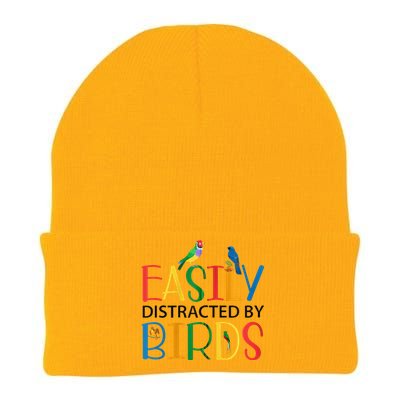 Funny Wild Bird Lover Birding Birdwatching Design Knit Cap Winter Beanie