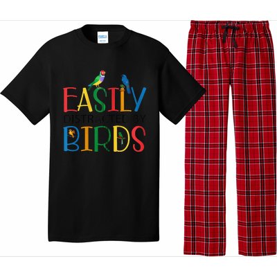 Funny Wild Bird Lover Birding Birdwatching Design Pajama Set