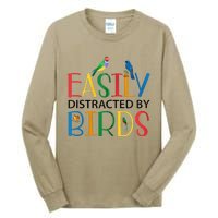 Funny Wild Bird Lover Birding Birdwatching Design Tall Long Sleeve T-Shirt