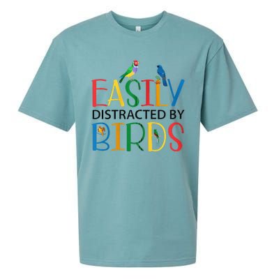 Funny Wild Bird Lover Birding Birdwatching Design Sueded Cloud Jersey T-Shirt