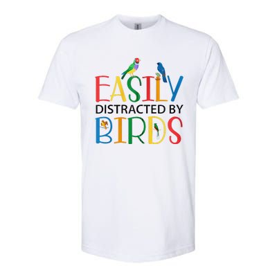 Funny Wild Bird Lover Birding Birdwatching Design Softstyle CVC T-Shirt