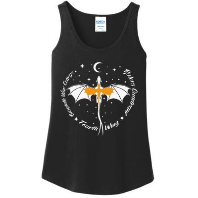 Fourth Wing Basgiath Fantasy Book Romantasy Dragons Yarros Ladies Essential Tank