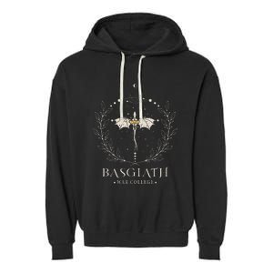 Fourth Wing Basgiath Fantasy Book Romantasy Dragons Yarros Garment-Dyed Fleece Hoodie