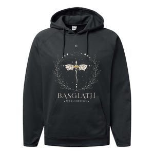 Fourth Wing Basgiath Fantasy Book Romantasy Dragons Yarros Performance Fleece Hoodie