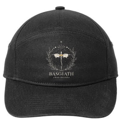 Fourth Wing Basgiath Fantasy Book Romantasy Dragons Yarros 7-Panel Snapback Hat