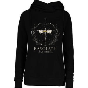 Fourth Wing Basgiath Fantasy Book Romantasy Dragons Yarros Womens Funnel Neck Pullover Hood