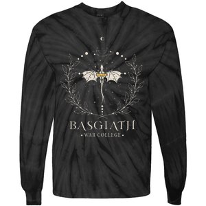 Fourth Wing Basgiath Fantasy Book Romantasy Dragons Yarros Tie-Dye Long Sleeve Shirt