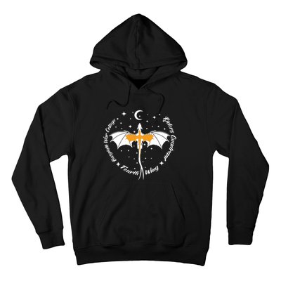 Fourth Wing Basgiath Fantasy Book Romantasy Dragons Yarros Hoodie