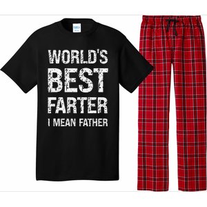 Funny Worlds Best Farter I Mean Father Cool Fathers Day Pajama Set