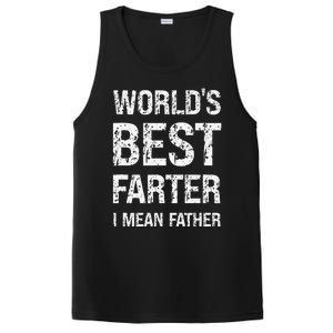 Funny Worlds Best Farter I Mean Father Cool Fathers Day PosiCharge Competitor Tank