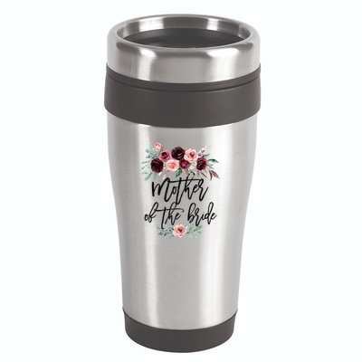 Floral Wreath Bridal Team Matching Present Set 16oz Travel Tumbler