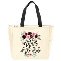 Floral Wreath Bridal Team Matching Present Set Zip Tote Bag
