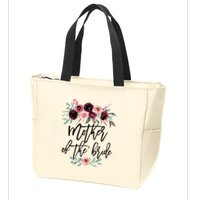 Floral Wreath Bridal Team Matching Present Set Zip Tote Bag