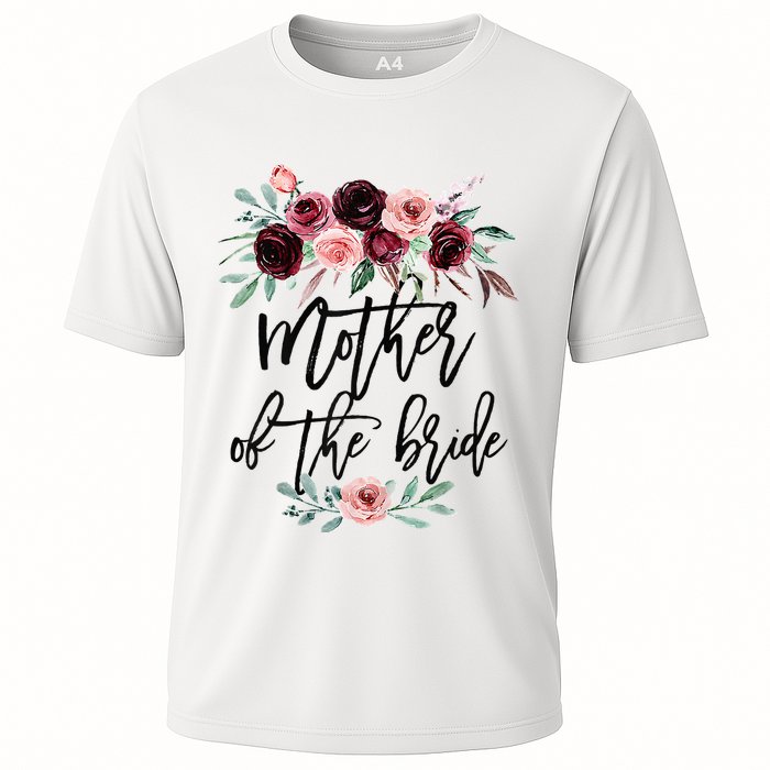 Floral Wreath Bridal Team Matching Present Set Cooling Performance Crew T-Shirt