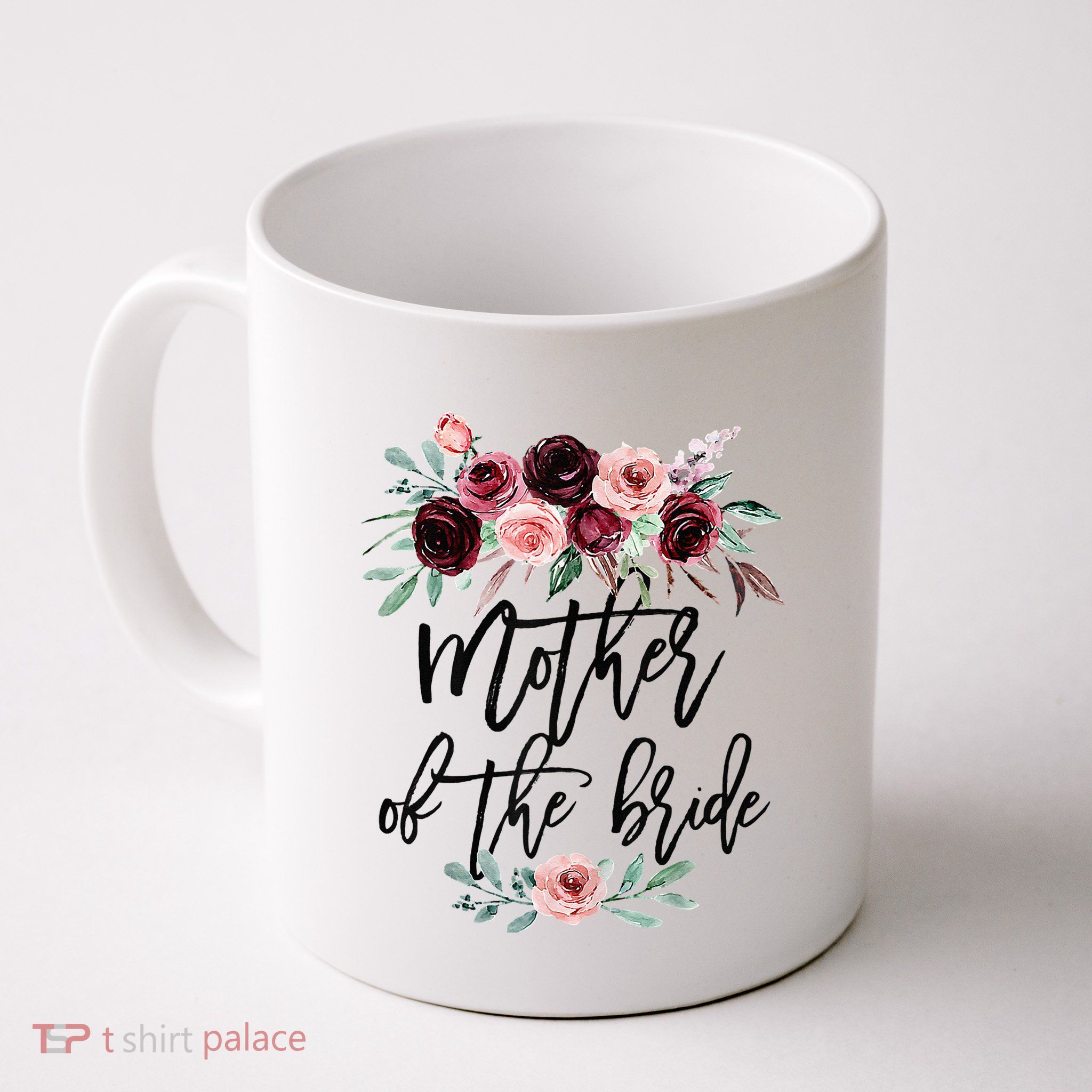 Floral Wreath Bridal Team Matching Present Set Mug