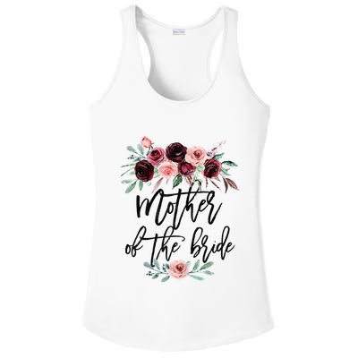 Floral Wreath Bridal Team Matching Present Set Ladies PosiCharge Competitor Racerback Tank